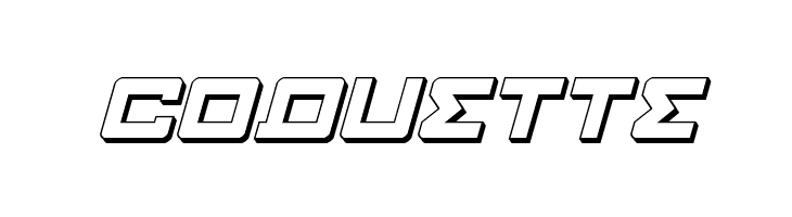 Navy Cadet 3D Italic  Free Fonts Download