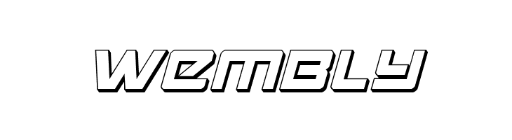 Navy Cadet 3D Italic  Free Fonts Download