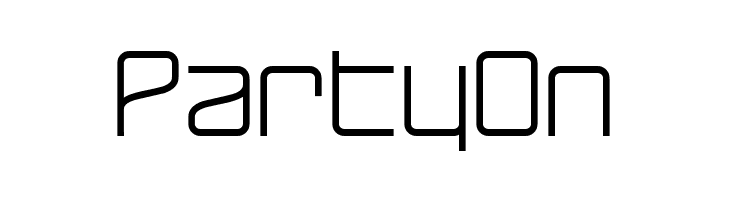 RaveParty Poster  Free Fonts Download