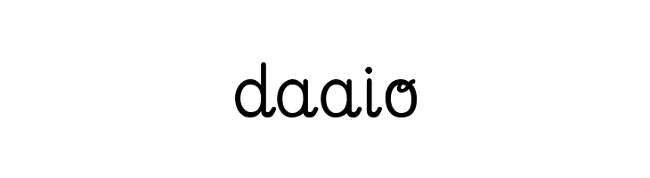 daaio National Primary Font