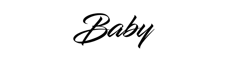Baby InfiniteStroke Font