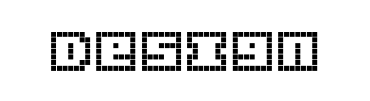 Origami Mommy Pixellated  Free Fonts Download