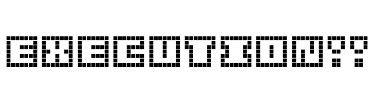 Origami Mommy Pixellated  Free Fonts Download