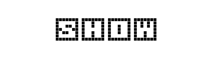 Origami Mommy Pixellated  Free Fonts Download