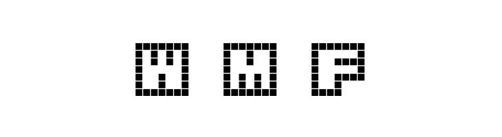 Origami Mommy Pixellated  Free Fonts Download