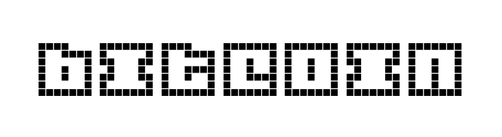 Origami Mommy Pixellated  Free Fonts Download