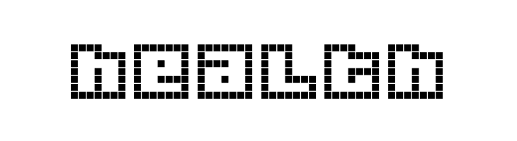Origami Mommy Pixellated  Free Fonts Download
