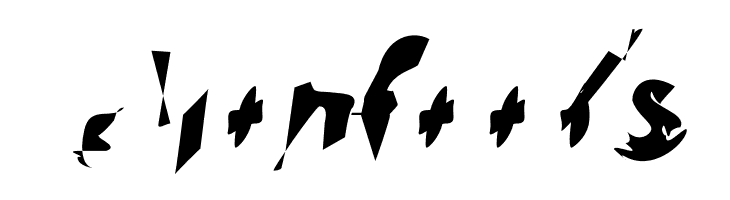 Electrical Snow Condensed Oblique  Free Fonts Download