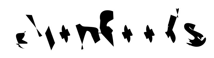 Electrical Snow ReverseOblique  Free Fonts Download