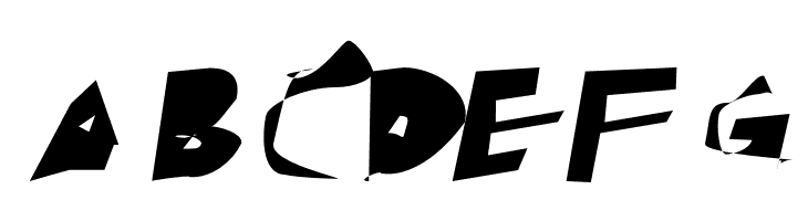 Electrical Snow Blizzard Oblique  Free Fonts Download