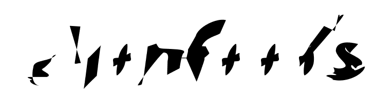 Electrical Snow Blizzard Oblique  Free Fonts Download