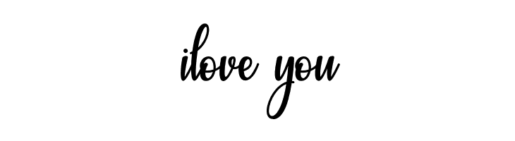 ilove%2Byou CongratsCalligraphy Font
