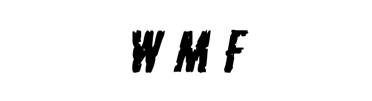 Carnival Corpse Expanded Italic  Free Fonts Download
