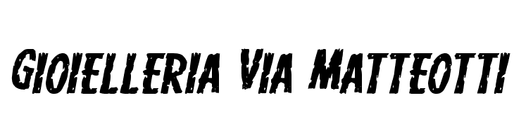 Carnival Corpse Staggered Expanded Italic  Free Fonts Download