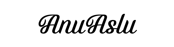 AnuAslu Brotherina Font