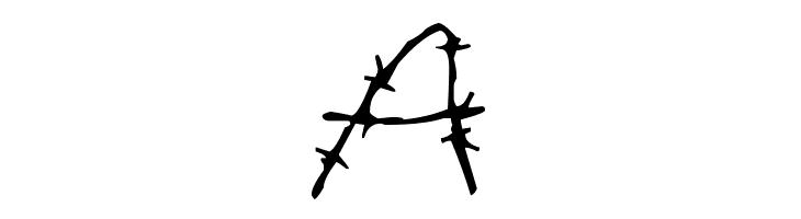 Barbed Wires  Free Fonts Download