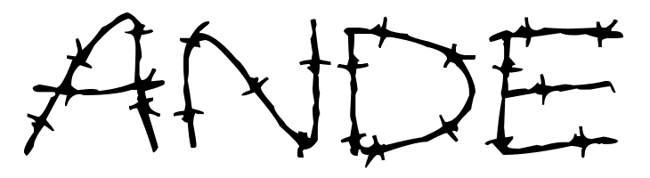 Barbed Wires  Free Fonts Download