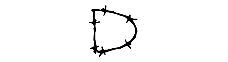 Barbed Wires  Free Fonts Download