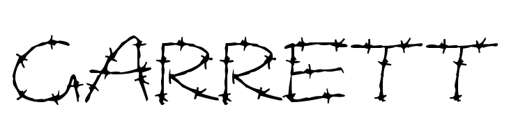 Barbed Wires  Free Fonts Download