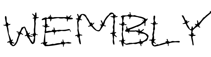 Barbed Wires  Free Fonts Download