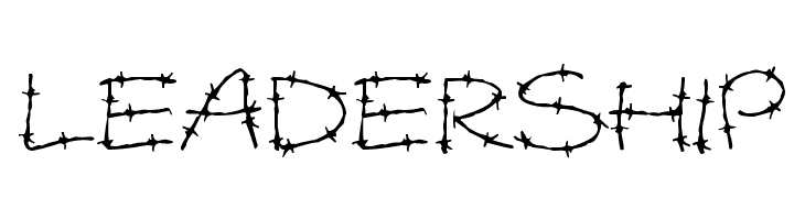 Barbed Wires  Free Fonts Download