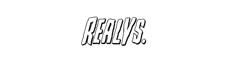 Creepy Crawlers 3D Italic  Free Fonts Download