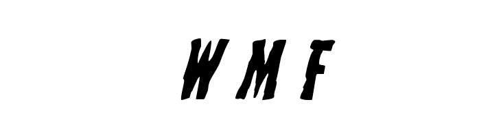 Creepy Crawlers Expanded Italic  Free Fonts Download