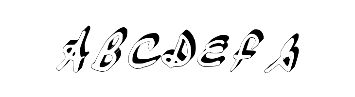 GennaroPalmieriCursive_3D Medium  Free Fonts Download