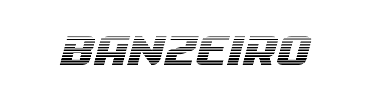 Cobalt Alien Gradient Italic  Free Fonts Download