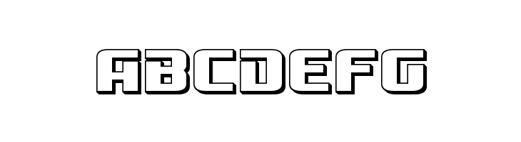 Cobalt Alien 3D  Free Fonts Download