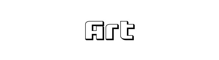 Cobalt Alien 3D  Free Fonts Download