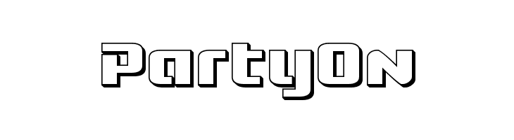 Cobalt Alien 3D  Free Fonts Download