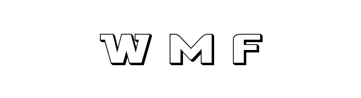 Cobalt Alien 3D  Free Fonts Download