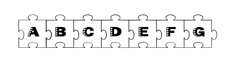 Failed Font 2   Jigsaw  Free Fonts Download