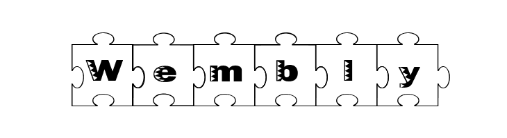 Failed Font 2   Jigsaw  Free Fonts Download