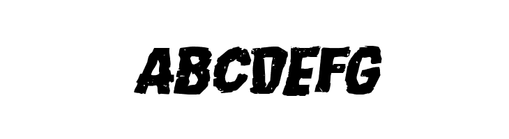 Nightmare Alley Expanded Italic  Free Fonts Download