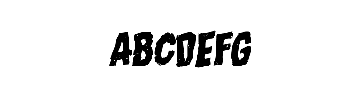 Nightmare Alley Staggered Rotalic  Free Fonts Download