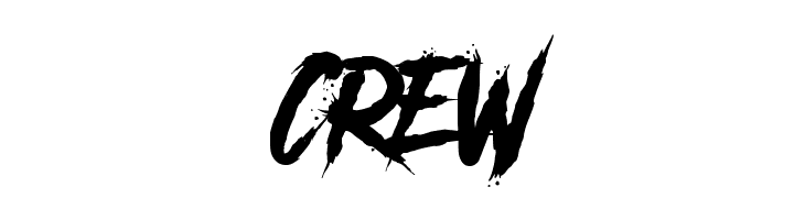 CREW Another Danger - Demo Font