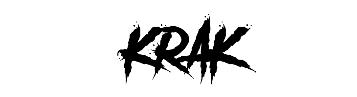 KRAK Another Danger - Demo Font