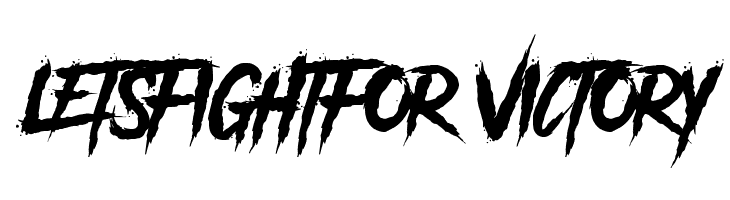 LETSFIGHTFOR%2BVICTORY Another Danger - Demo Font