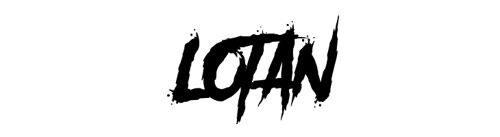 LOTAN Another Danger - Demo Font
