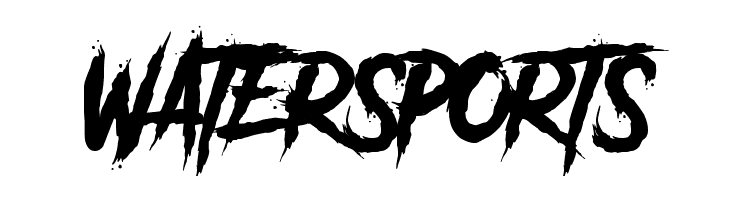 WATERSPORTS Another Danger - Demo Font