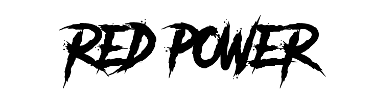 red%2Bpower Another Danger - Demo Font