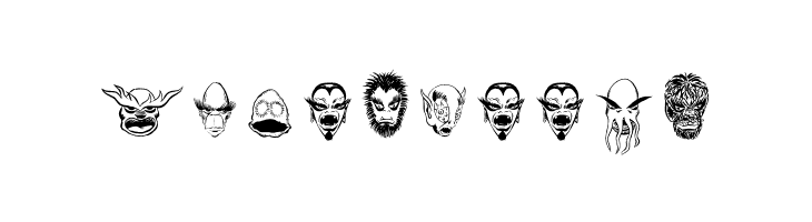 MonstersAmongUSDingbats-Regular  Free Fonts Download