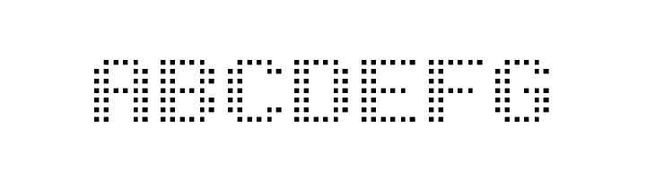 Bold Dot Digital-7  Free Fonts Download