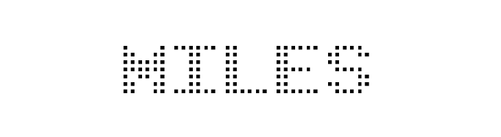 Bold Dot Digital-7  Free Fonts Download