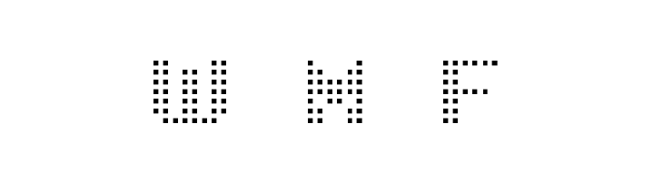 Bold Dot Digital-7  Free Fonts Download