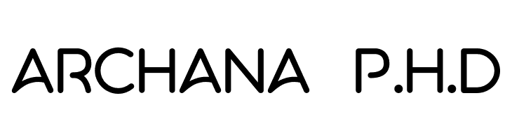 ARCHANA%2B%2BP.H.D Aquatico Font