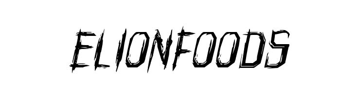 Horroroid Expanded Italic  Free Fonts Download