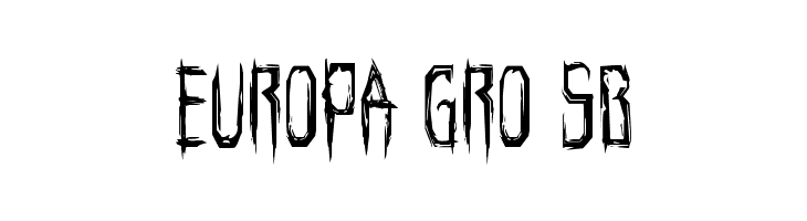 Horroroid Condensed  Free Fonts Download